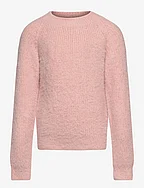 Pullover Knit Glitter - SILVER PINK
