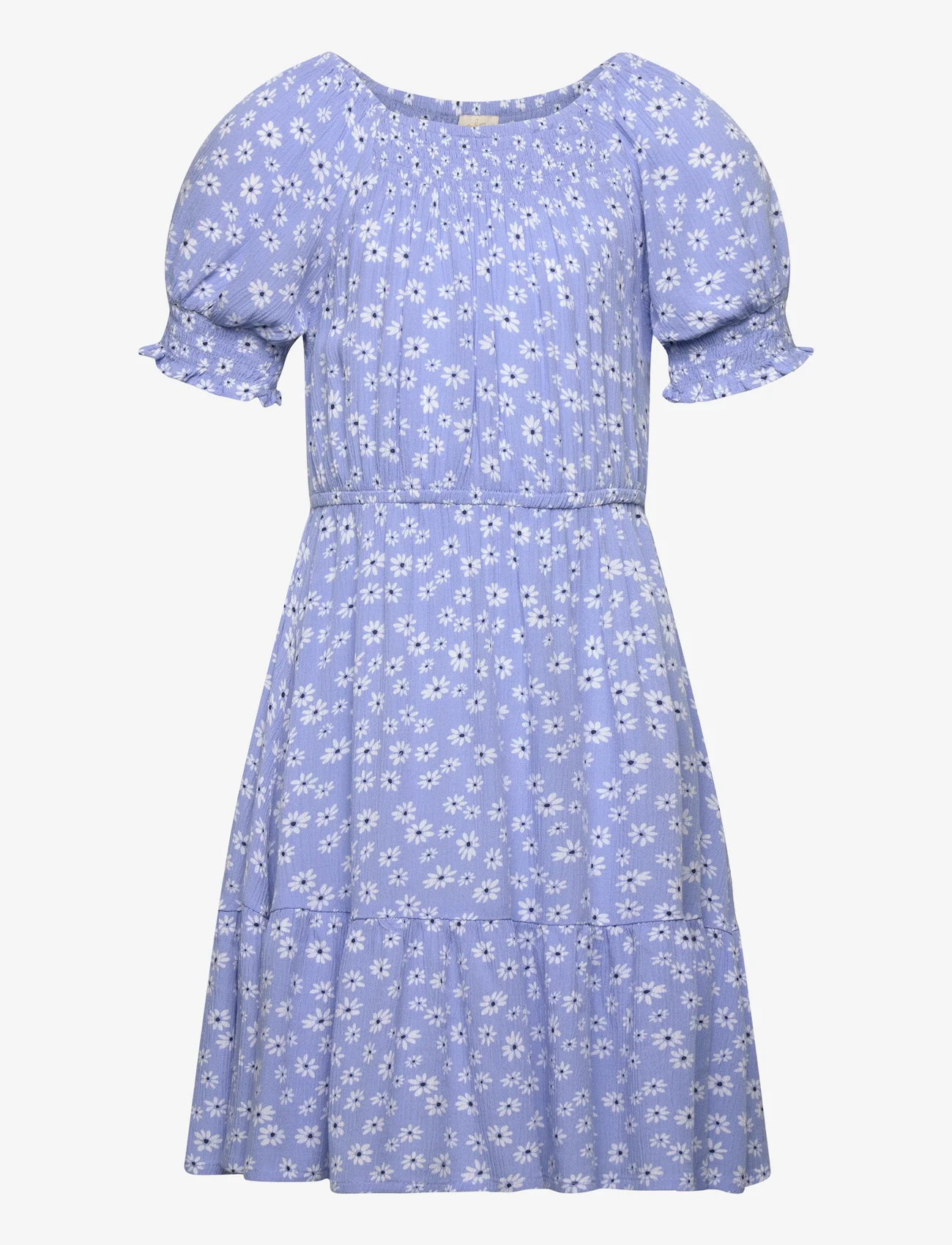 Creamie - Dress Flower - laisvalaikio suknelės trumpomis rankovėmis - bel air blue - 0