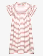 Dress SS Stripe - BRIDAL ROSE