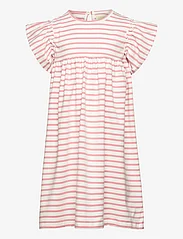 Creamie - Dress SS Stripe - kortärmade vardagsklänningar - bridal rose - 0