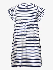 Creamie - Dress SS Stripe - kurzärmelige freizeitkleider - colony blue - 1