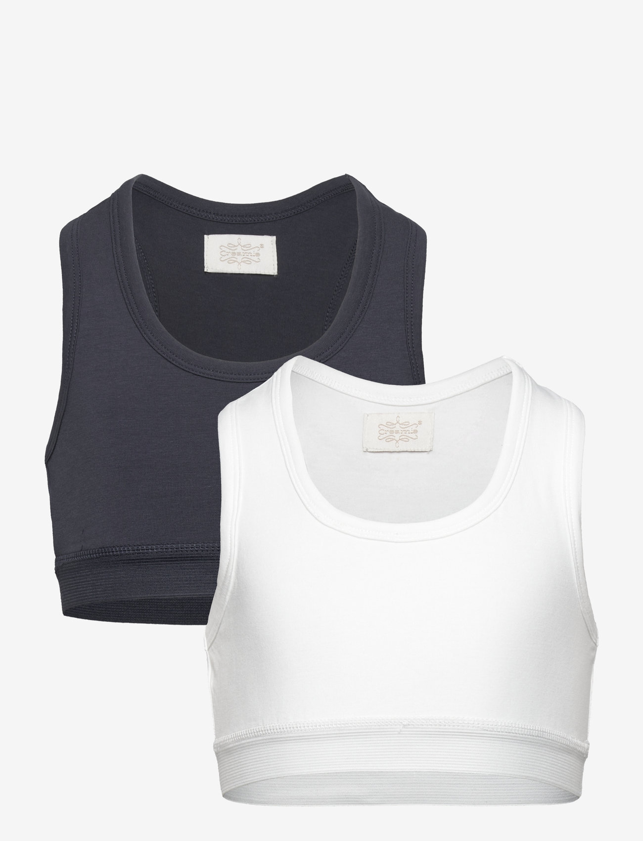 Creamie - Top 2-Pack - efterårstøj - cloud - 0