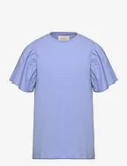 T-shirt SS Woven - BEL AIR BLUE