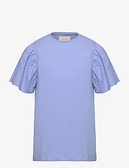 Creamie - T-shirt SS Woven - lyhythihaiset - bel air blue - 0