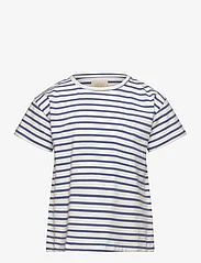 Creamie - T-shirt SS Stripe - kortermede - colony blue - 0