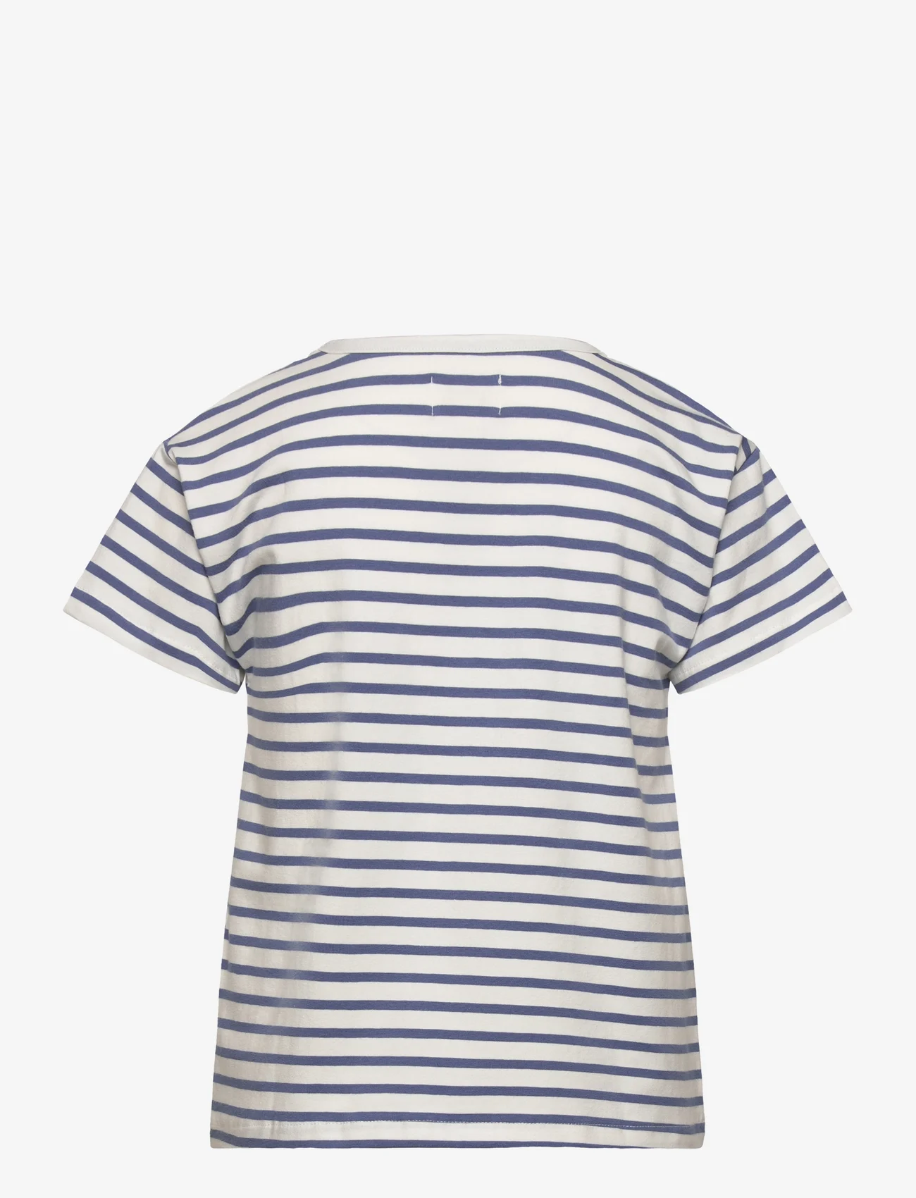 Creamie - T-shirt SS Stripe - kortermede - colony blue - 1