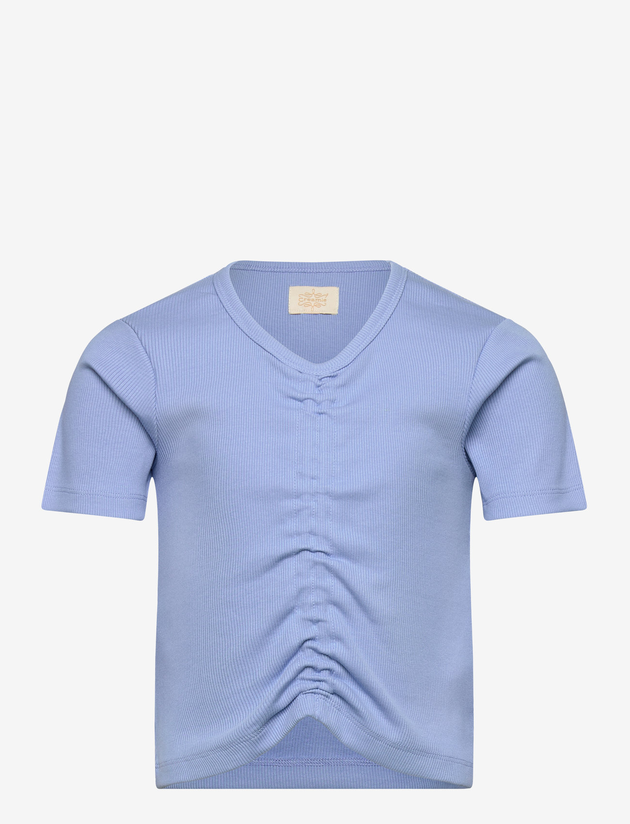 Creamie - T-shirt SS Rib - korte mouwen - bel air blue - 0