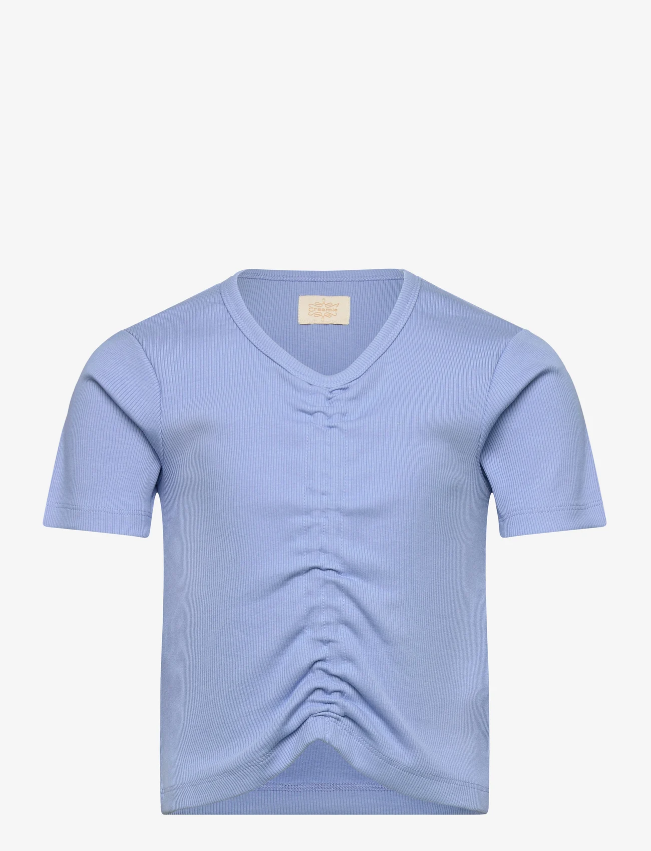 Creamie - T-shirt SS Rib - lyhythihaiset - bel air blue - 0