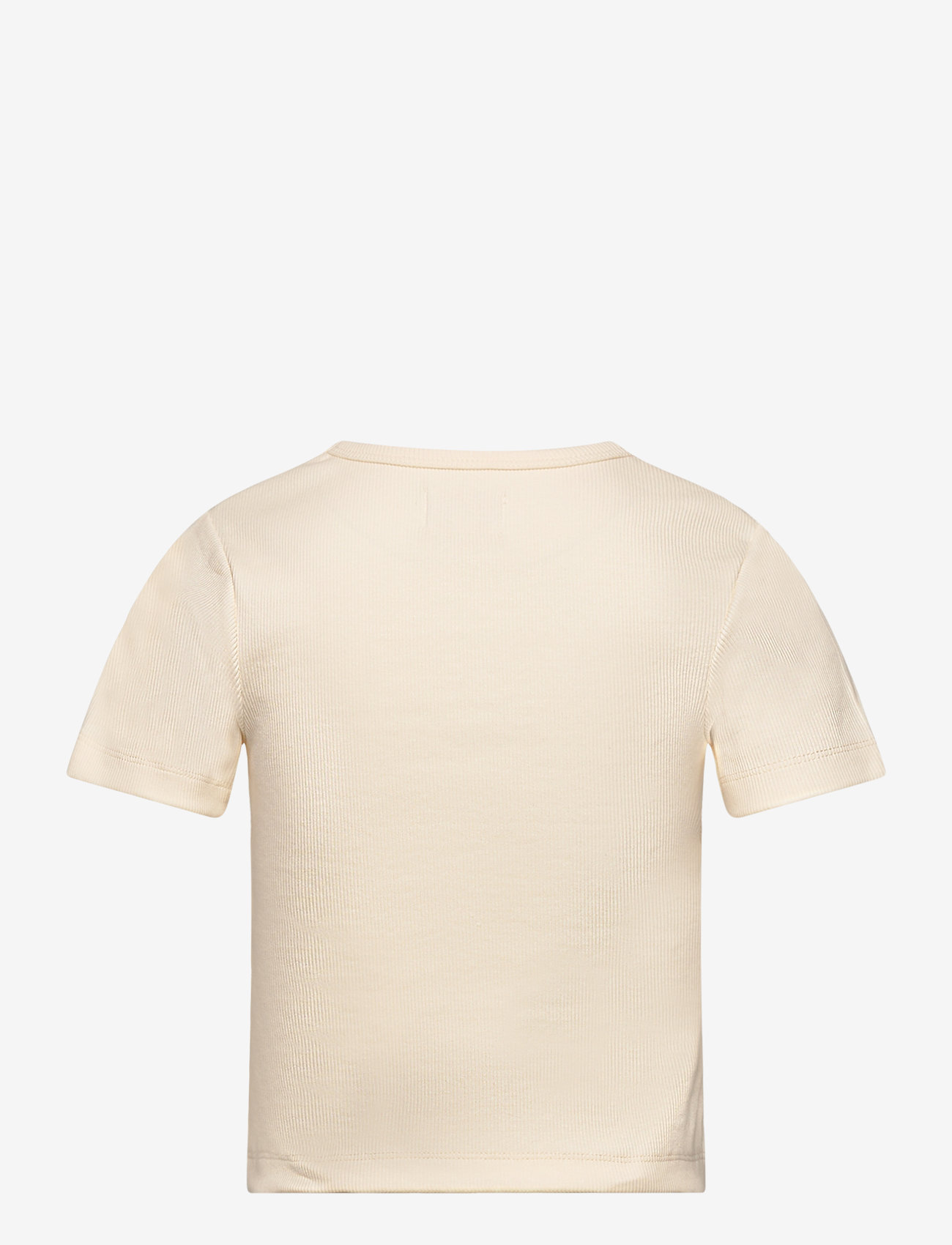Creamie - T-shirt SS Rib - kortærmede - buttercream - 1