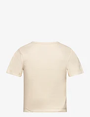 Creamie - T-shirt SS Rib - trumpomis rankovėmis - buttercream - 1