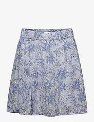 Creamie - Skirt Flower Dobby - midi-röcke - xenon blue - 0