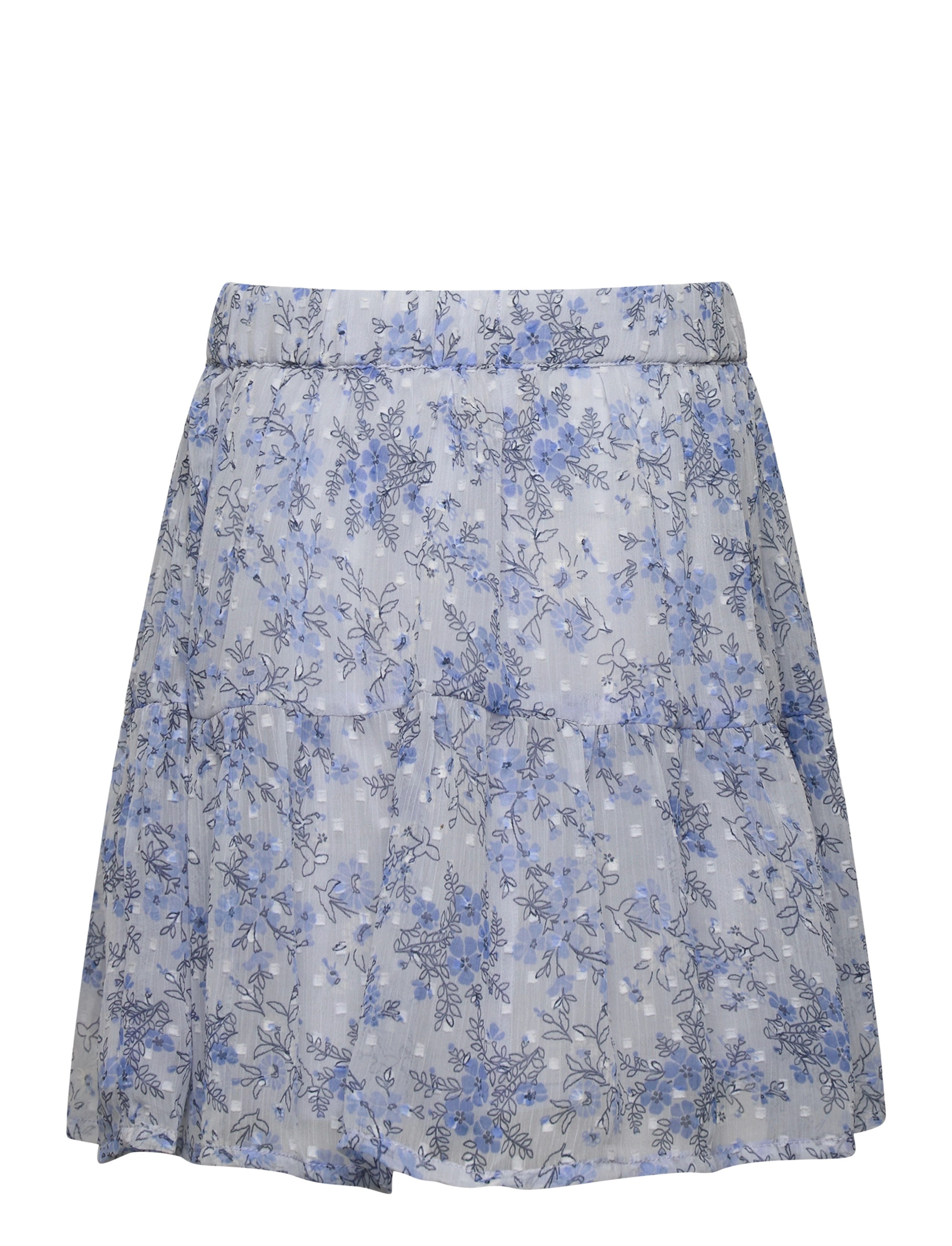 Creamie - Skirt Flower Dobby - xenon blue - 1