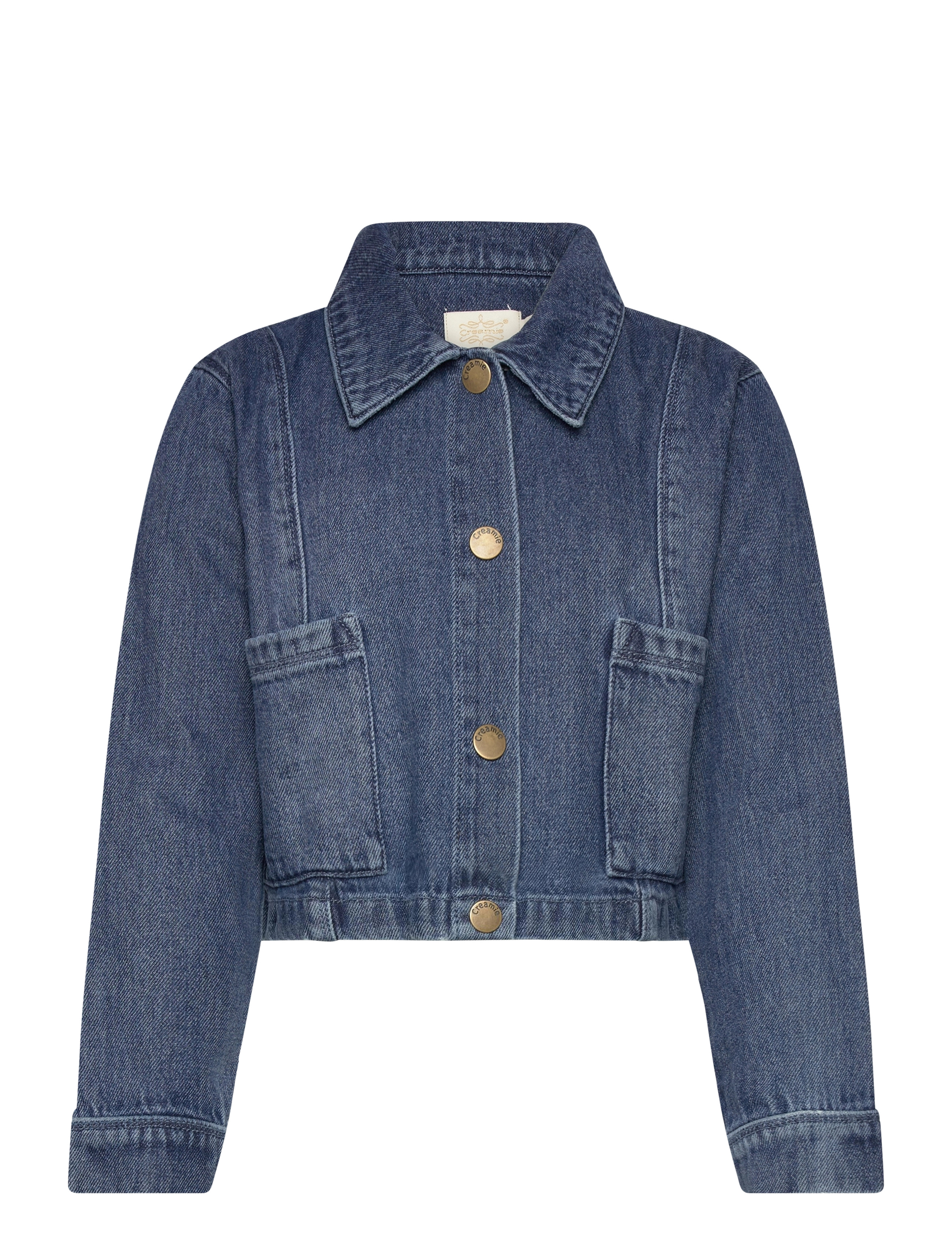 CREAMIE Jacke Denim Cropped Blau - 122 - Kinder