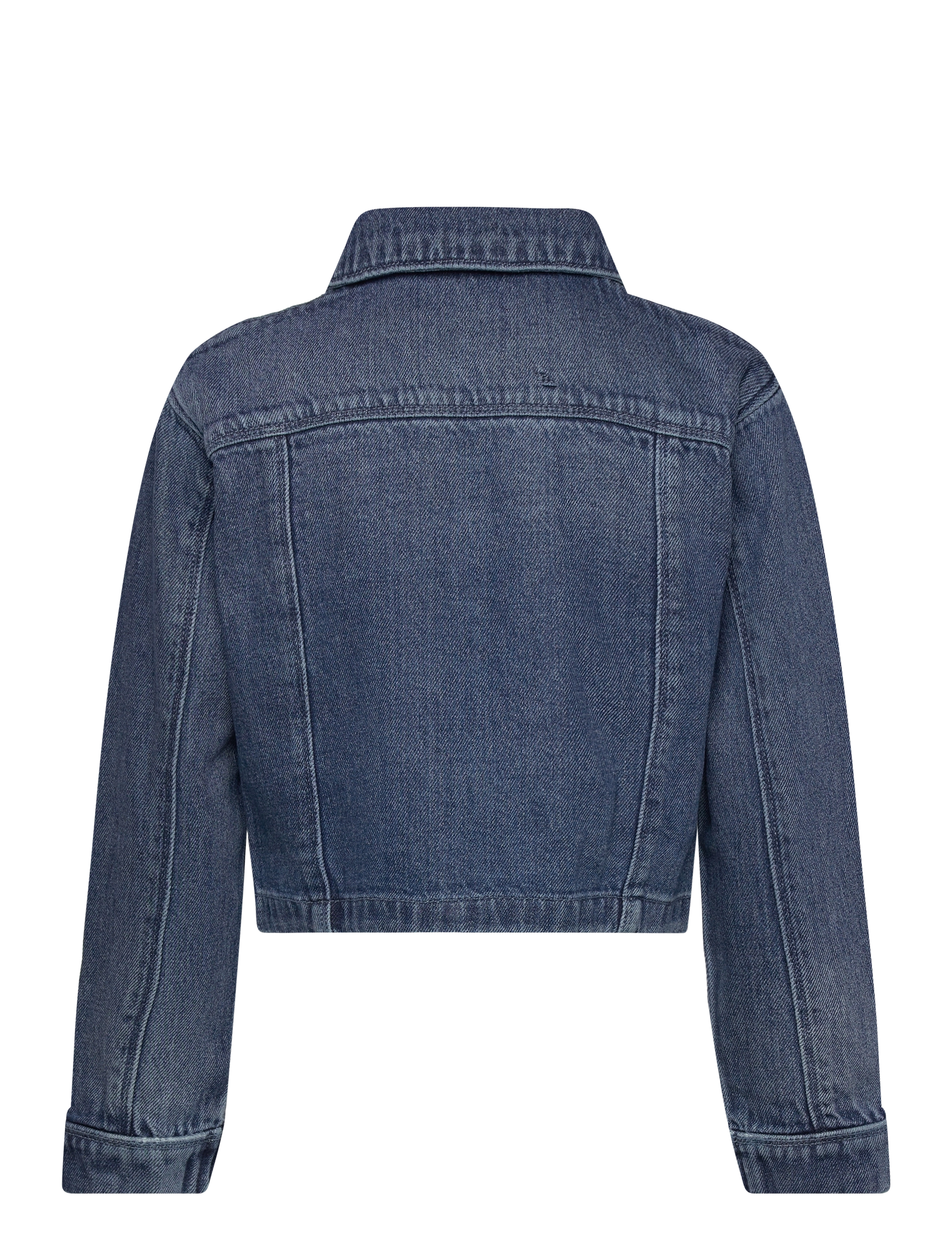 Creamie - Jacket Denim Cropped - blue denim - 1