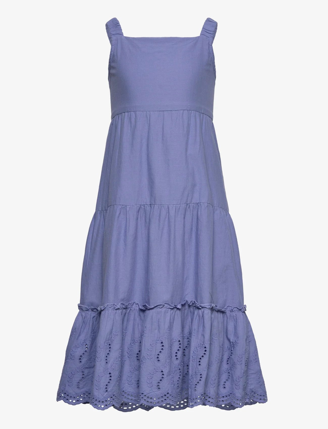 Creamie - Dress Embroidery - armeløse hverdagskjoler - colony blue - 1