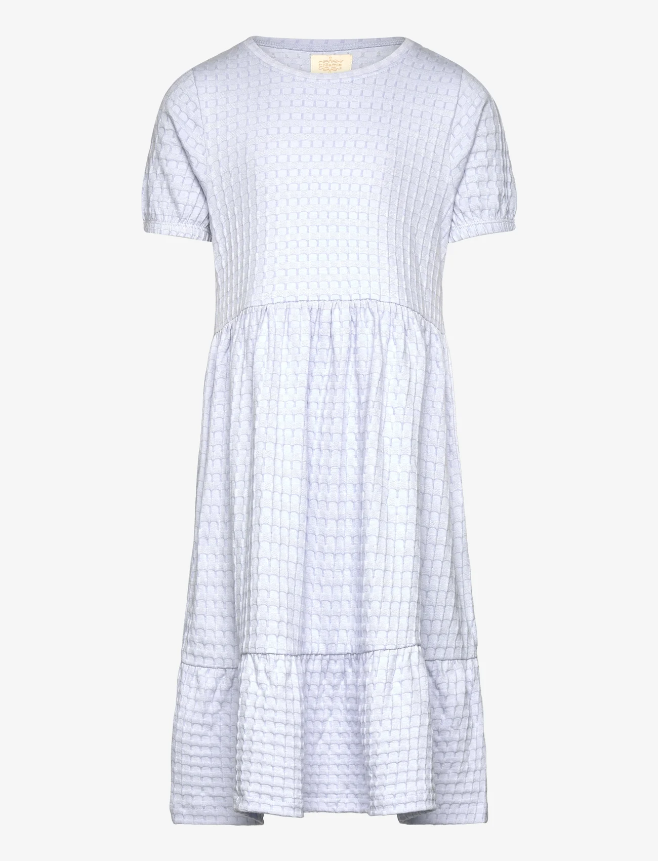 Creamie - Dress SS Structure - laisvalaikio suknelės trumpomis rankovėmis - xenon blue - 0