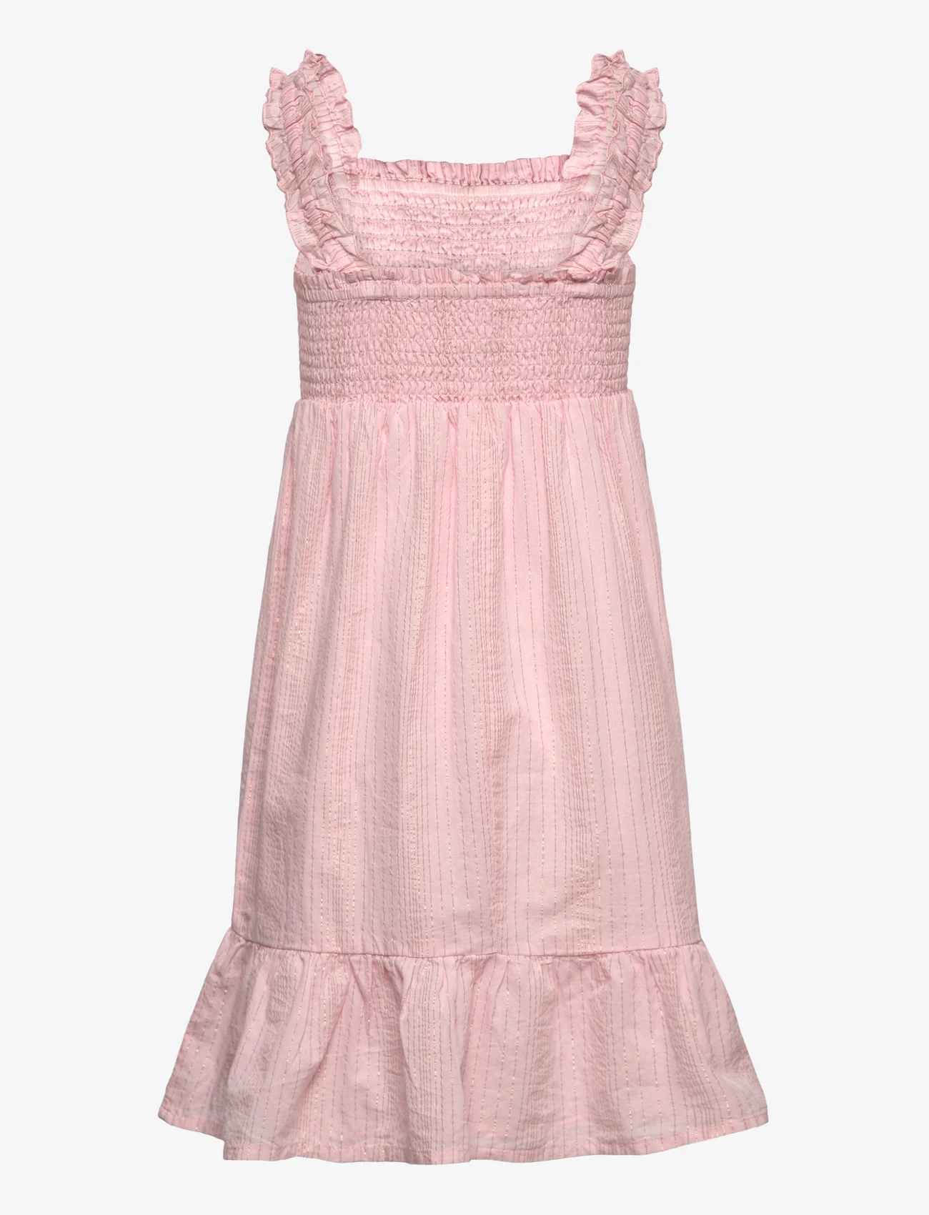 Creamie - Dress Cotton Lurex - casual jurken zonder mouwen - bridal rose - 1