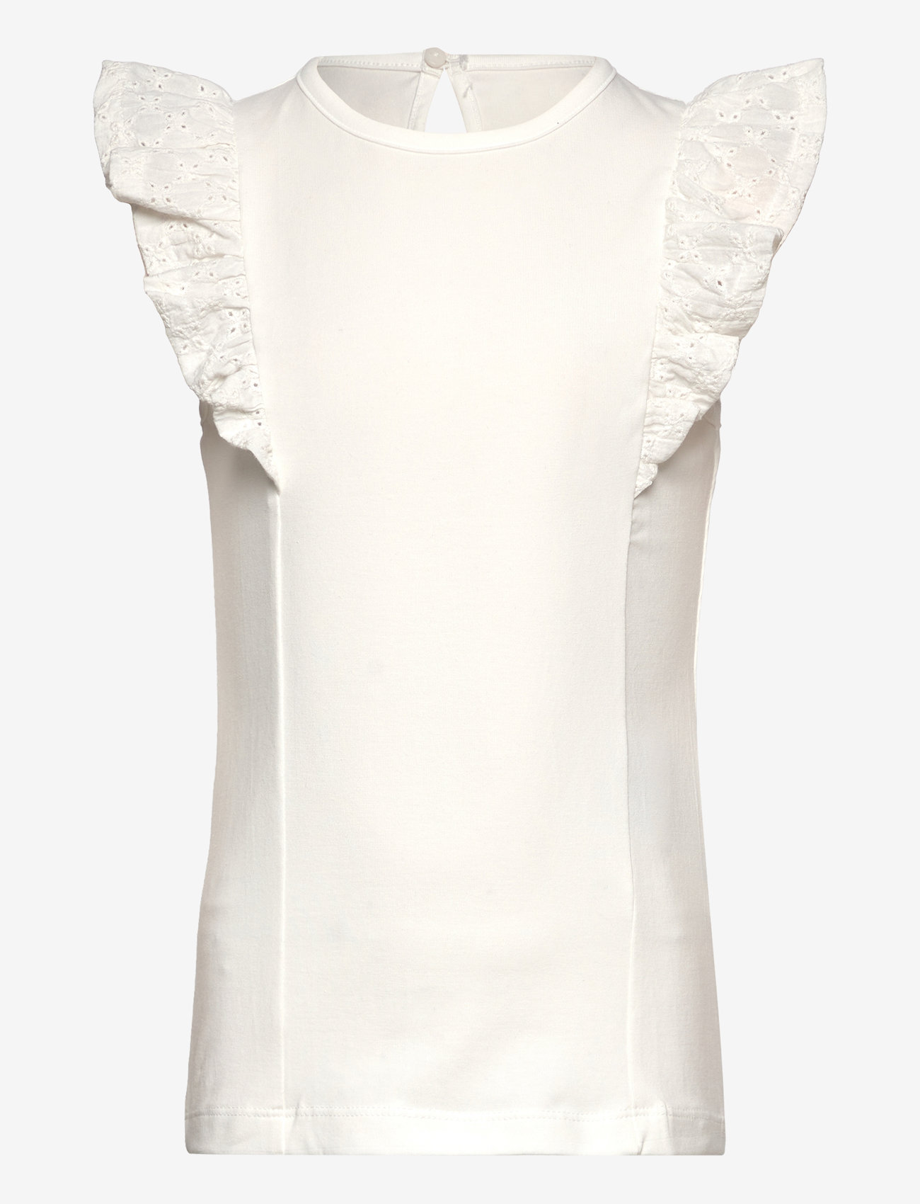 Creamie - Top NS Lace - linnen - cloud - 0