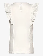 Creamie - Top NS Lace - mouwloze t-shirts - cloud - 1