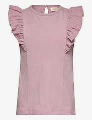 Creamie - Top NS Lace - mouwloze t-shirts - dawn pink - 0