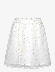Creamie - Skirt Chiffon Lurex - korta kjolar - buttercream - 0