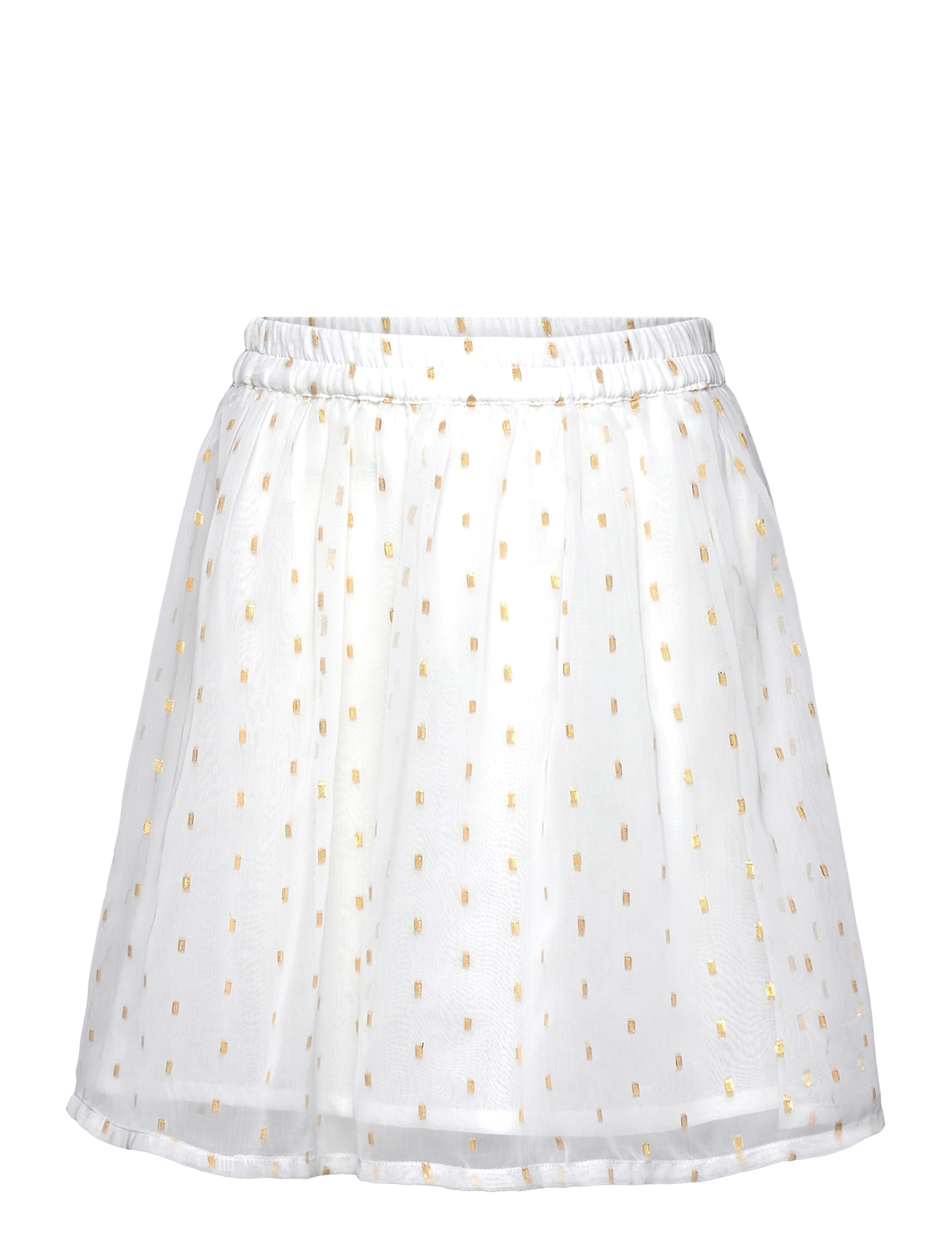 Creamie - Skirt Chiffon Lurex - buttercream - 0