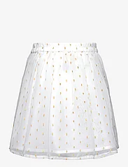 Creamie - Skirt Chiffon Lurex - korta kjolar - buttercream - 1