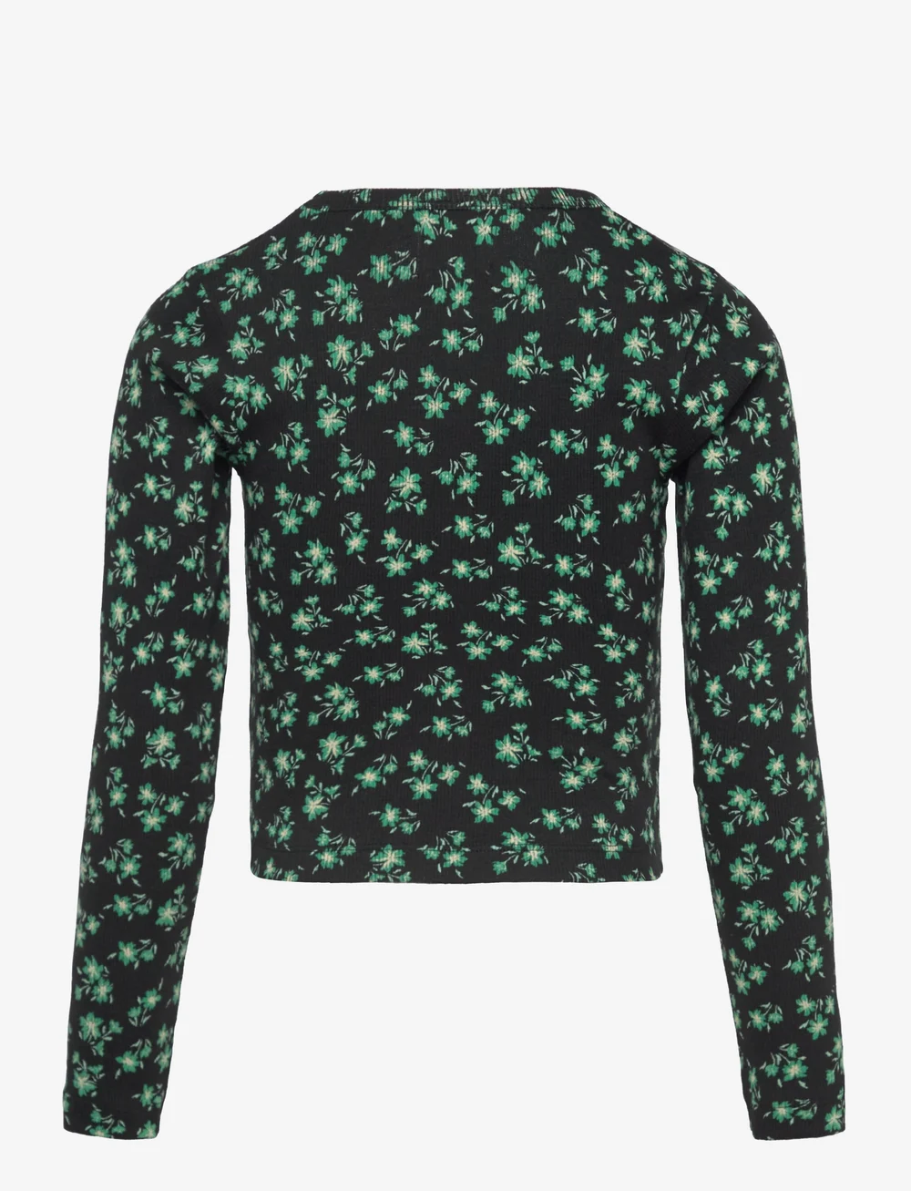 Creamie - T-shirt LS Rib - langerma t-bolir - black - 1