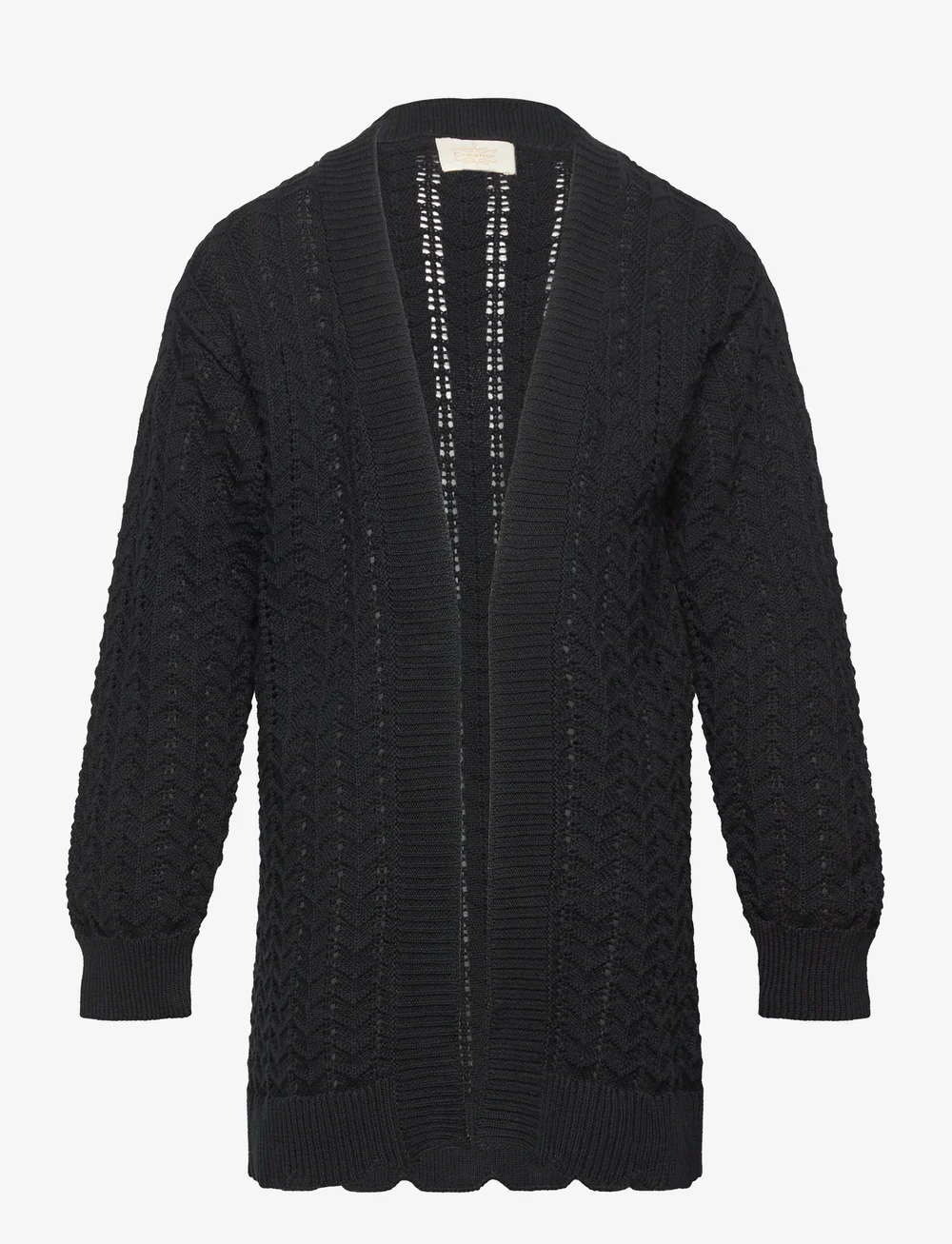 Creamie - Cardigan Long - cardigans - black - 0