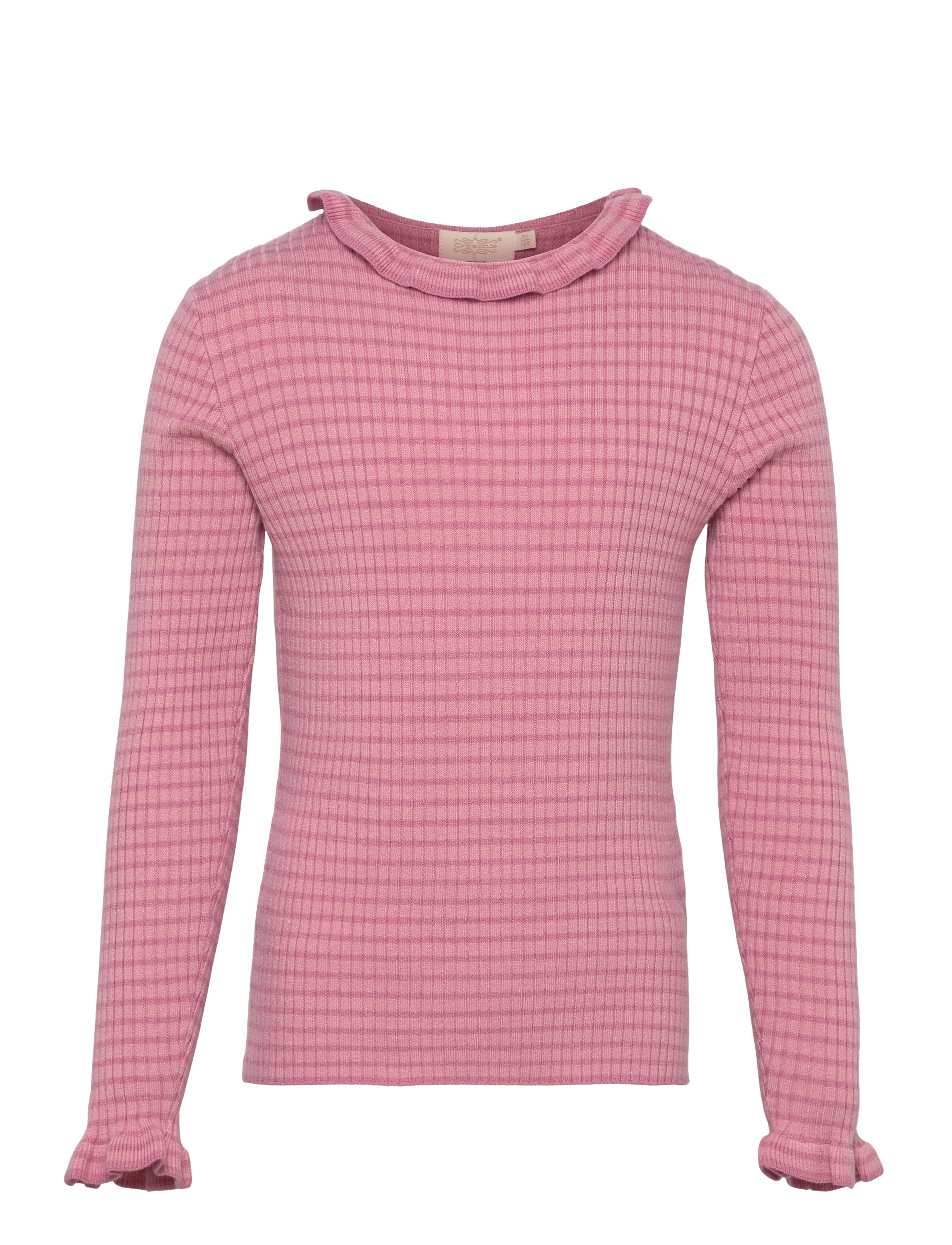 Creamie Pullover Stripe, 110, Pink, Strik > Pullovere, Børn