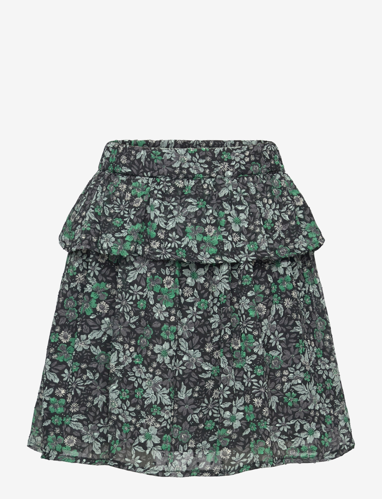 Creamie - Skirt Flower Dobby - kurze röcke - pine green - 0