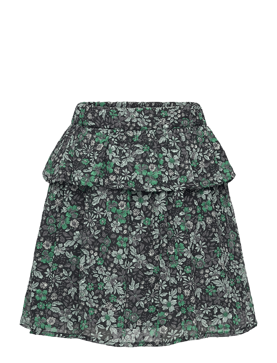 Creamie - Skirt Flower Dobby - pine green - 0