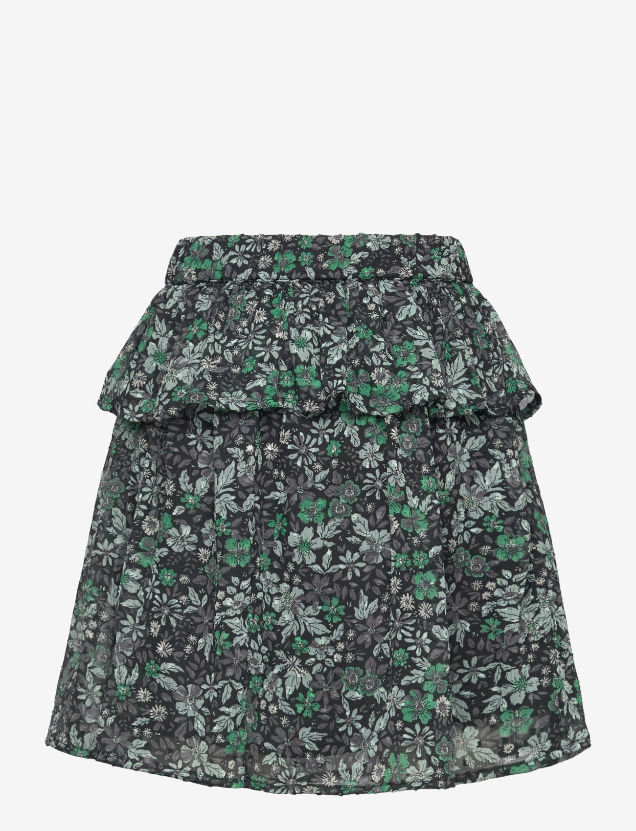 Creamie - Skirt Flower Dobby - kurze röcke - pine green - 1