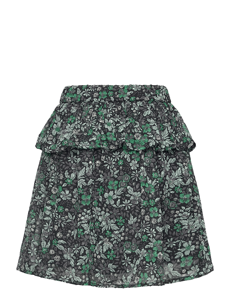 Creamie - Skirt Flower Dobby - kurze röcke - pine green - 1
