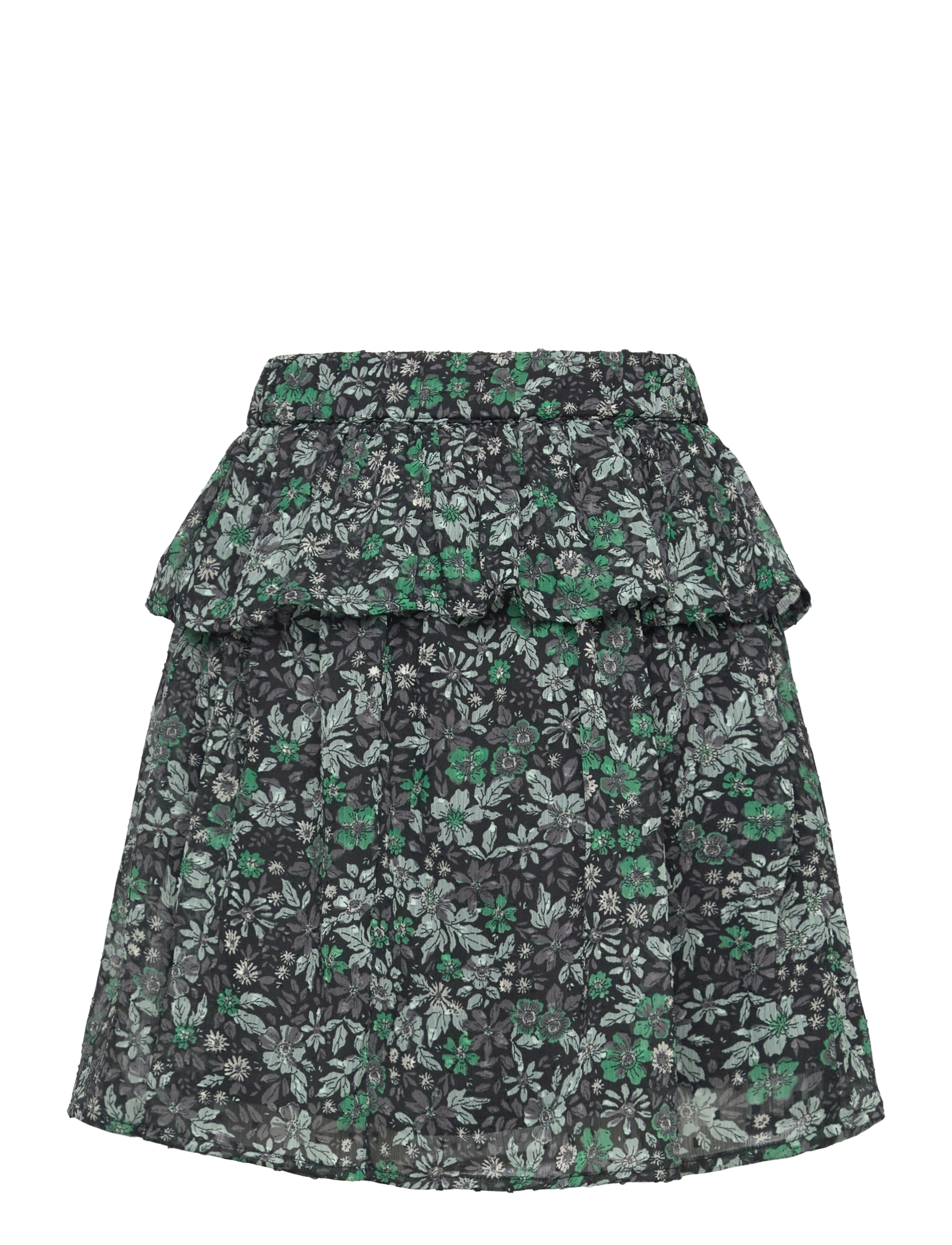Creamie - Skirt Flower Dobby - pine green - 1