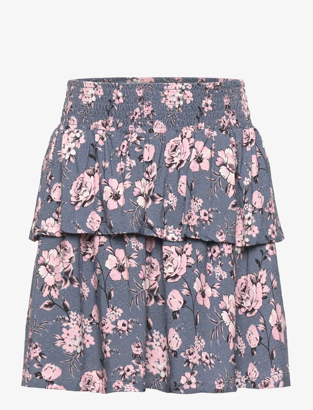 Creamie - Skirt Viscose - kurze röcke - bering sea - 0
