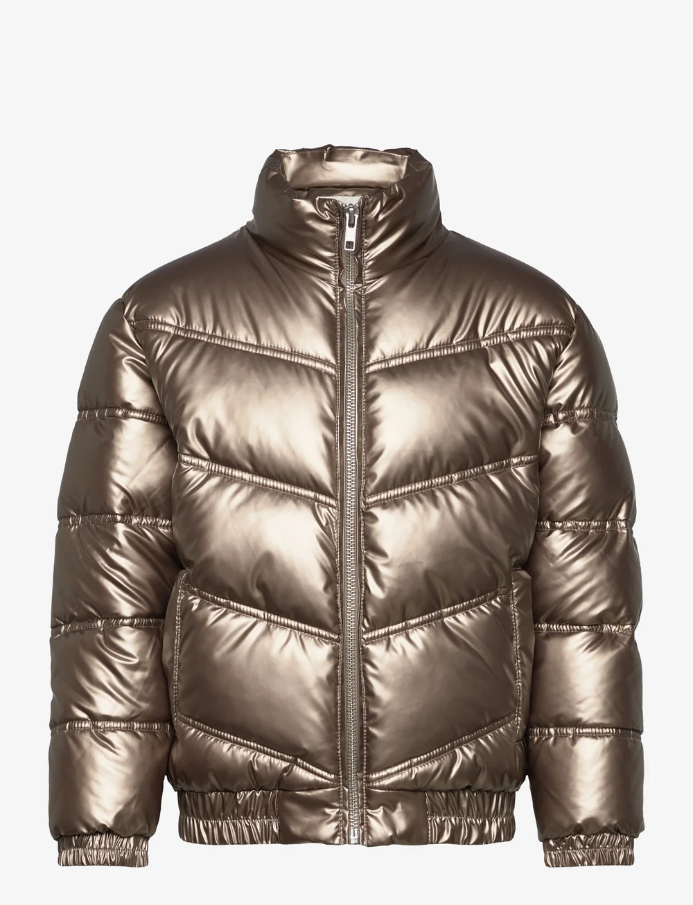 Creamie - Jacket Metallic - winterjacke - pale gold - 0