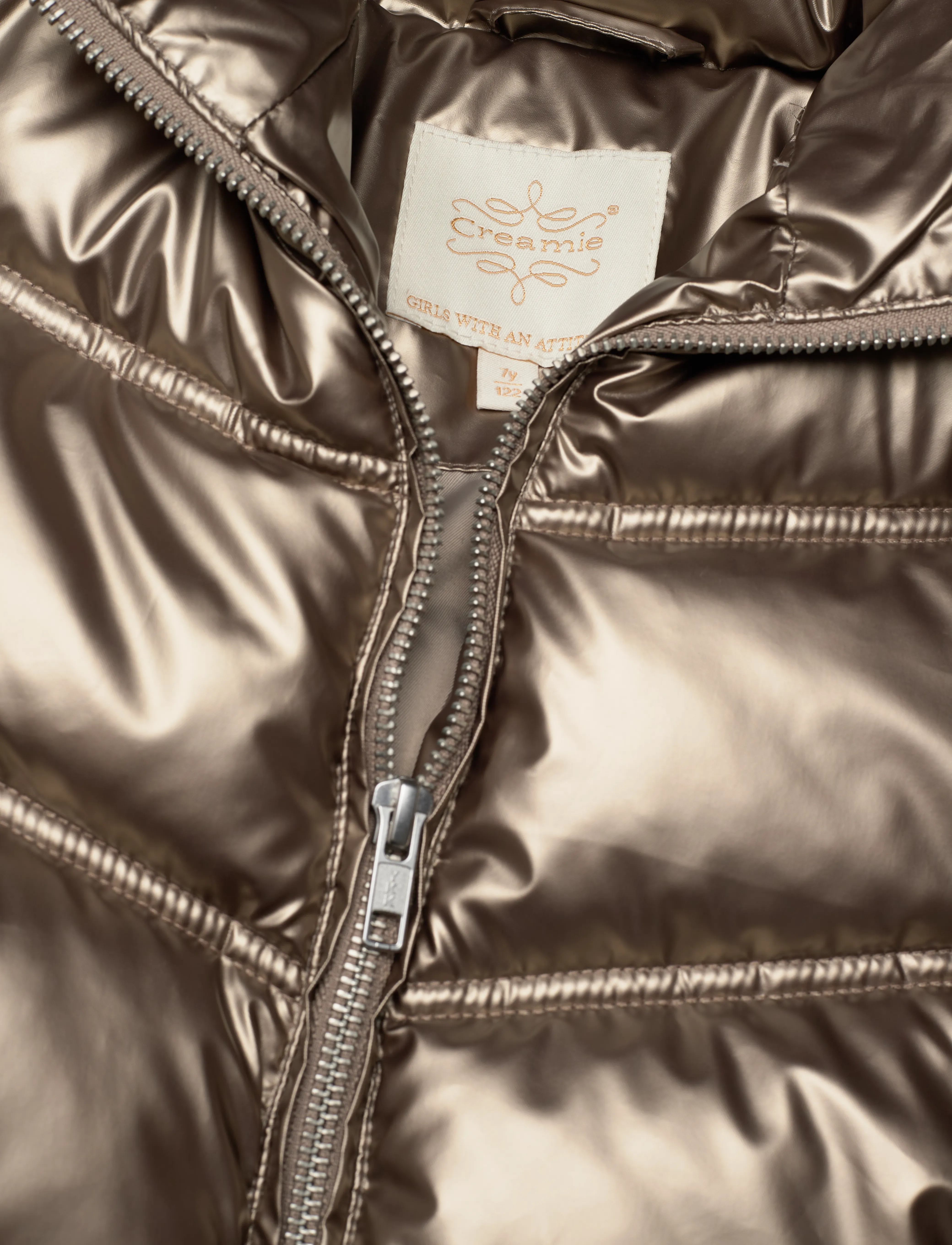 Creamie - Jacket Metallic - pale gold - 2