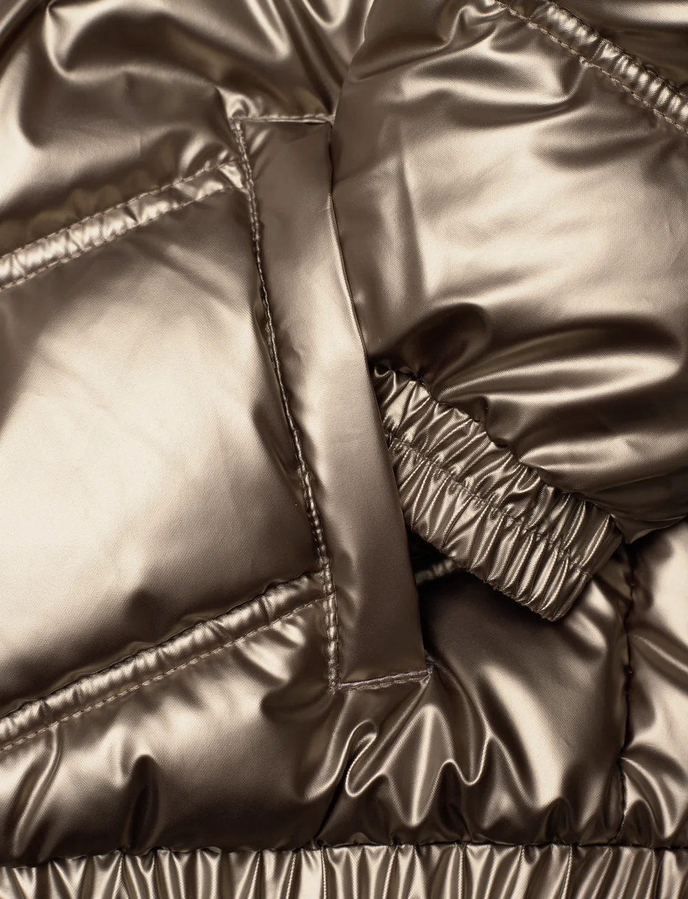 Creamie - Jacket Metallic - winterjacke - pale gold - 3