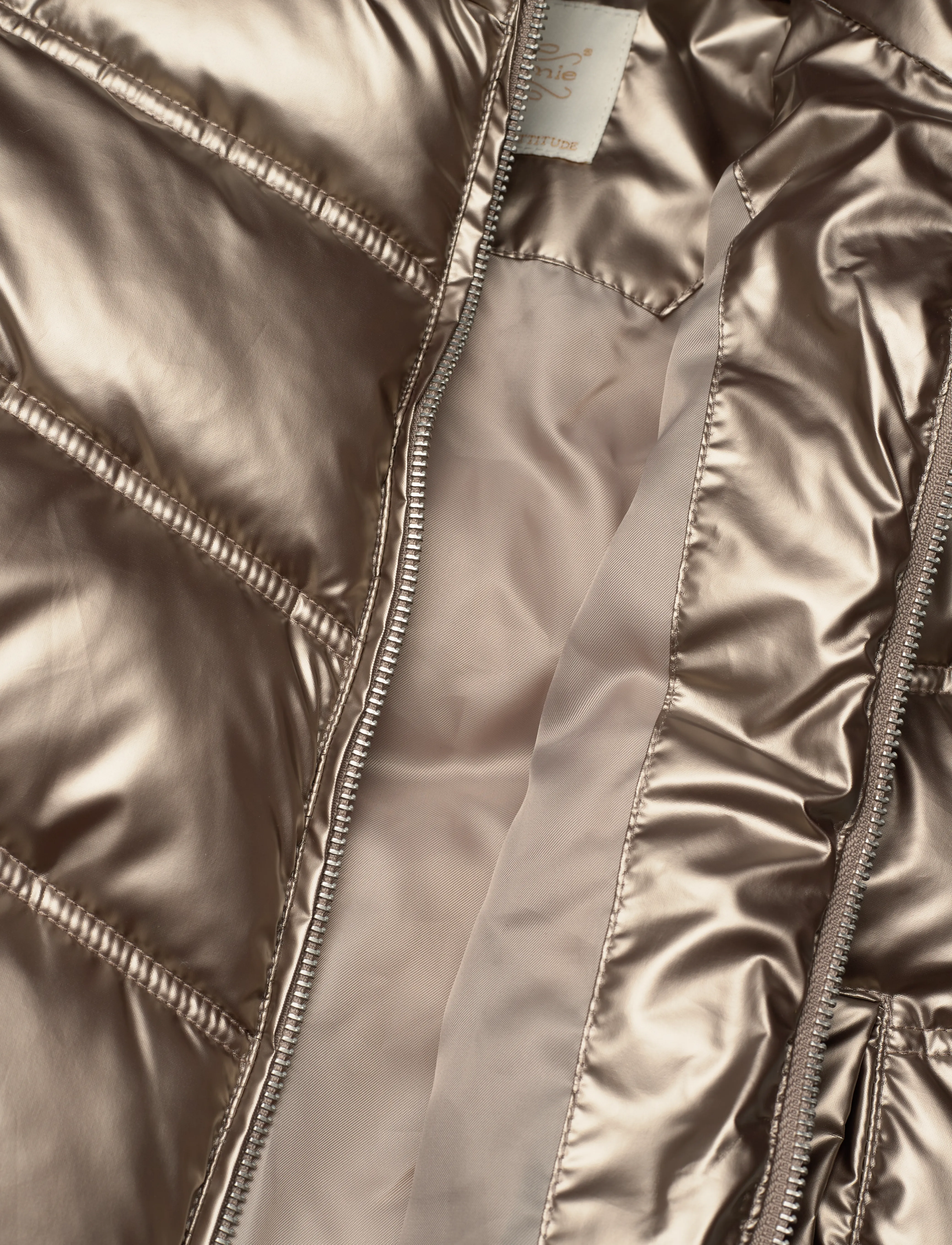 Creamie - Jacket Metallic - pale gold - 4