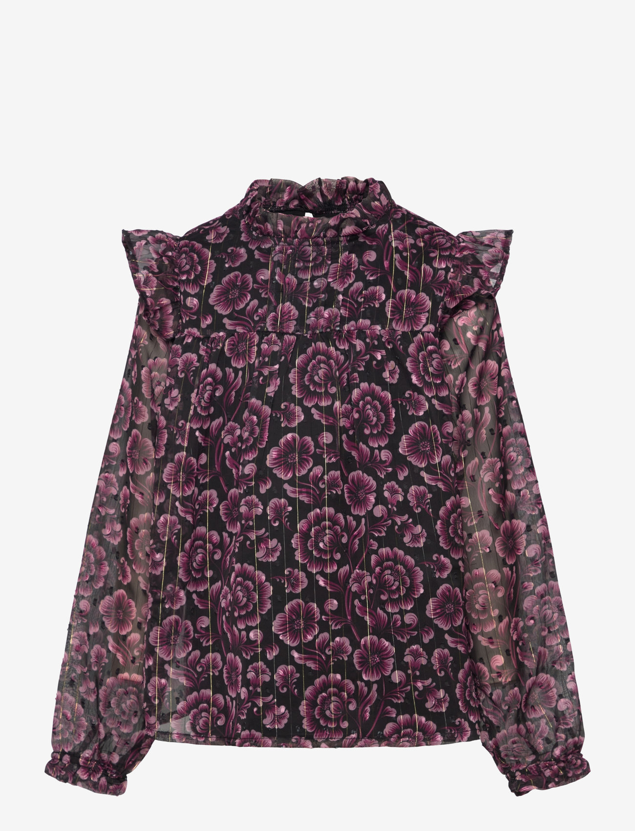 Creamie - Blouse Flower Dot - geschenke unter chf 50 - black - 0