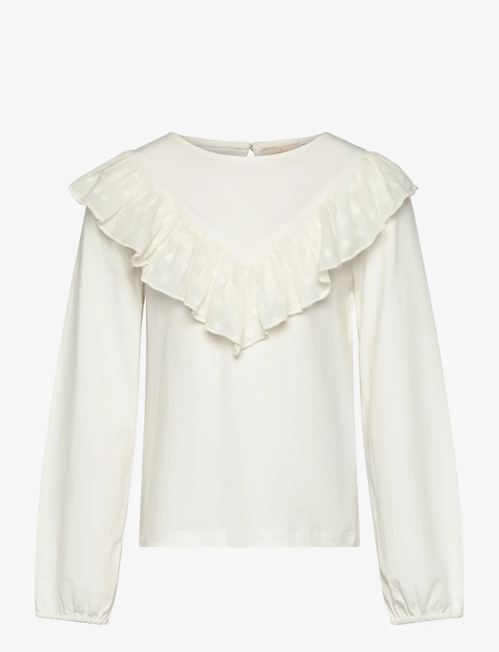Creamie - T-shirt LS - blusen & tuniken - cloud - 0