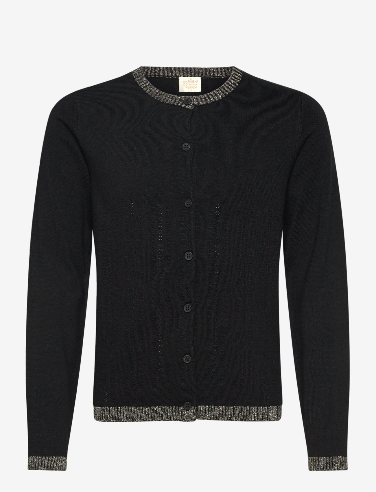 Creamie - Cardigan Pointelle - black - 0