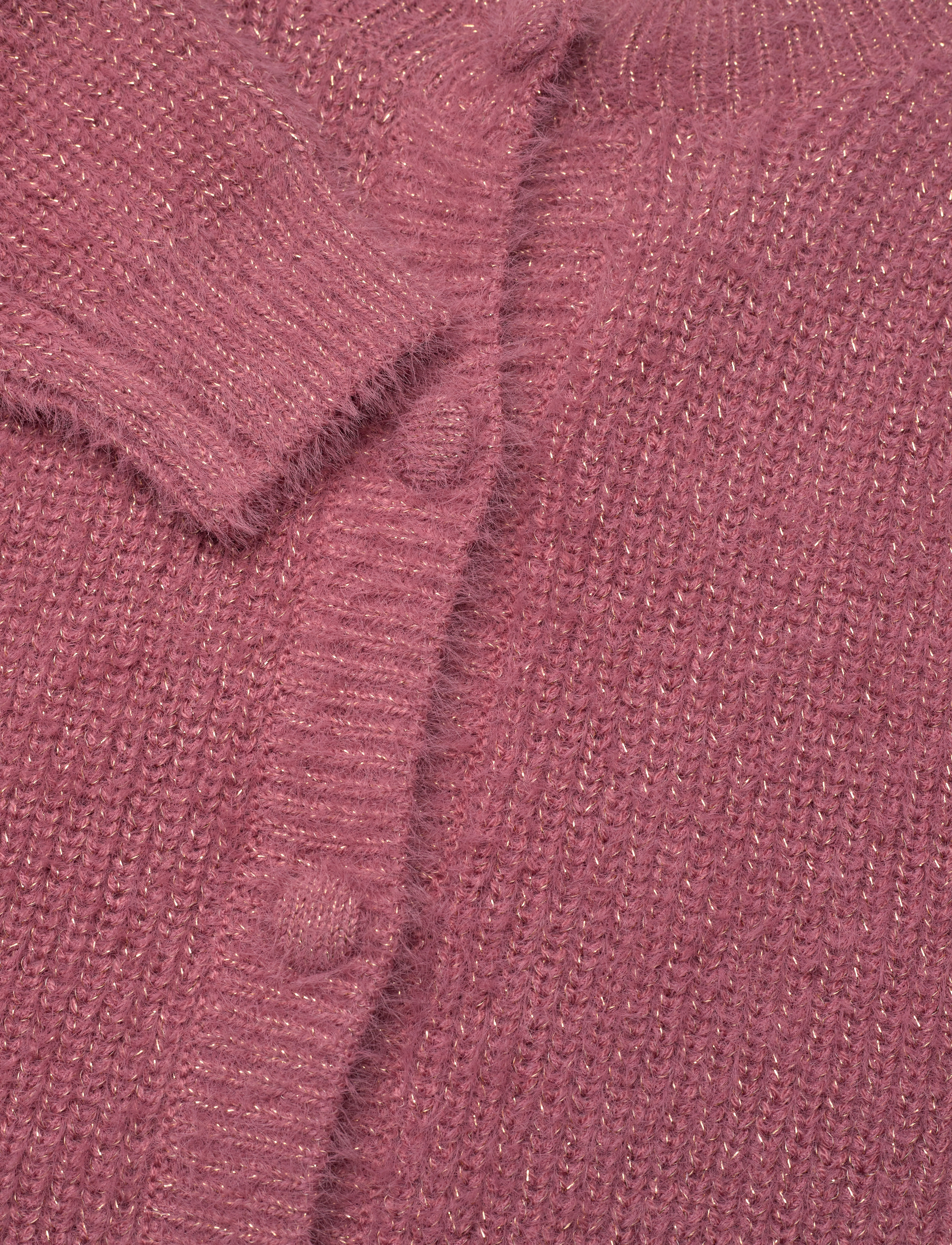 Creamie - Cardigan Knit Glitter - mesa rose - 2