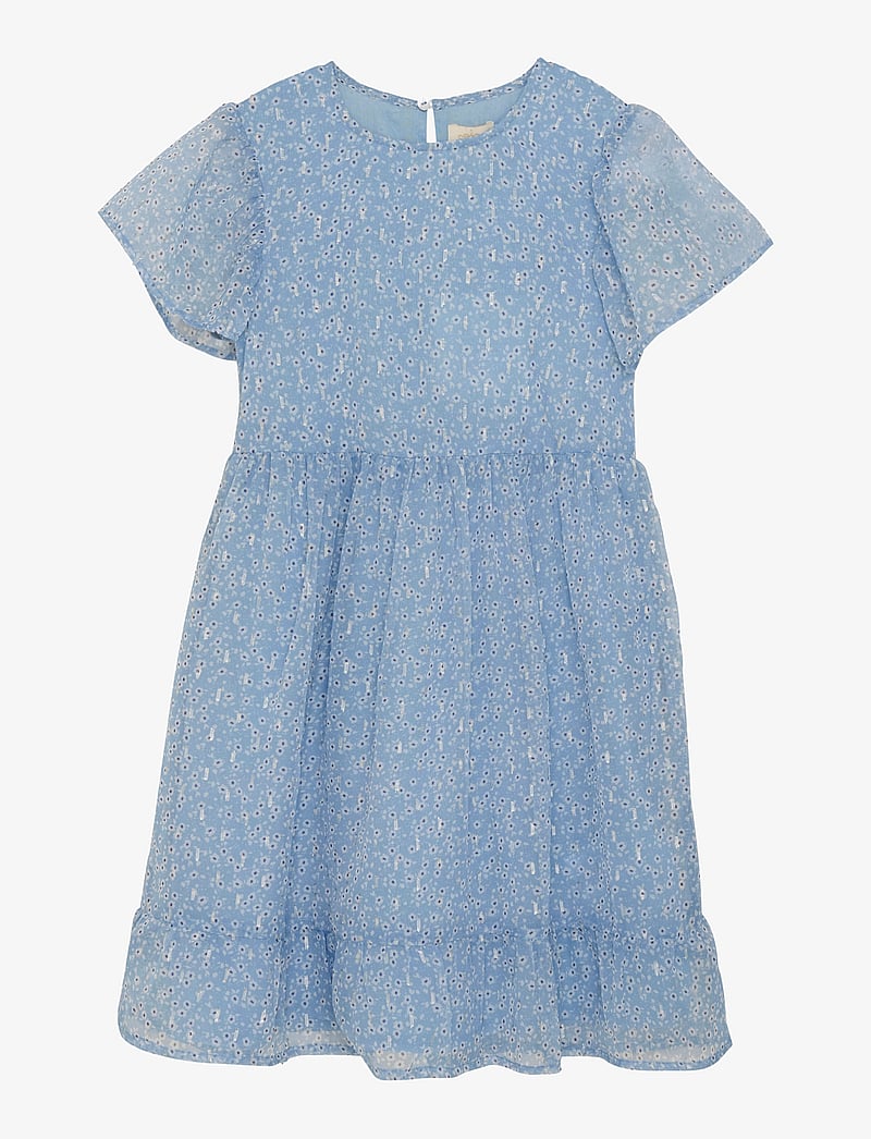 Creamie - Dress Flower Lurex - festklänningar - forever blue - 0