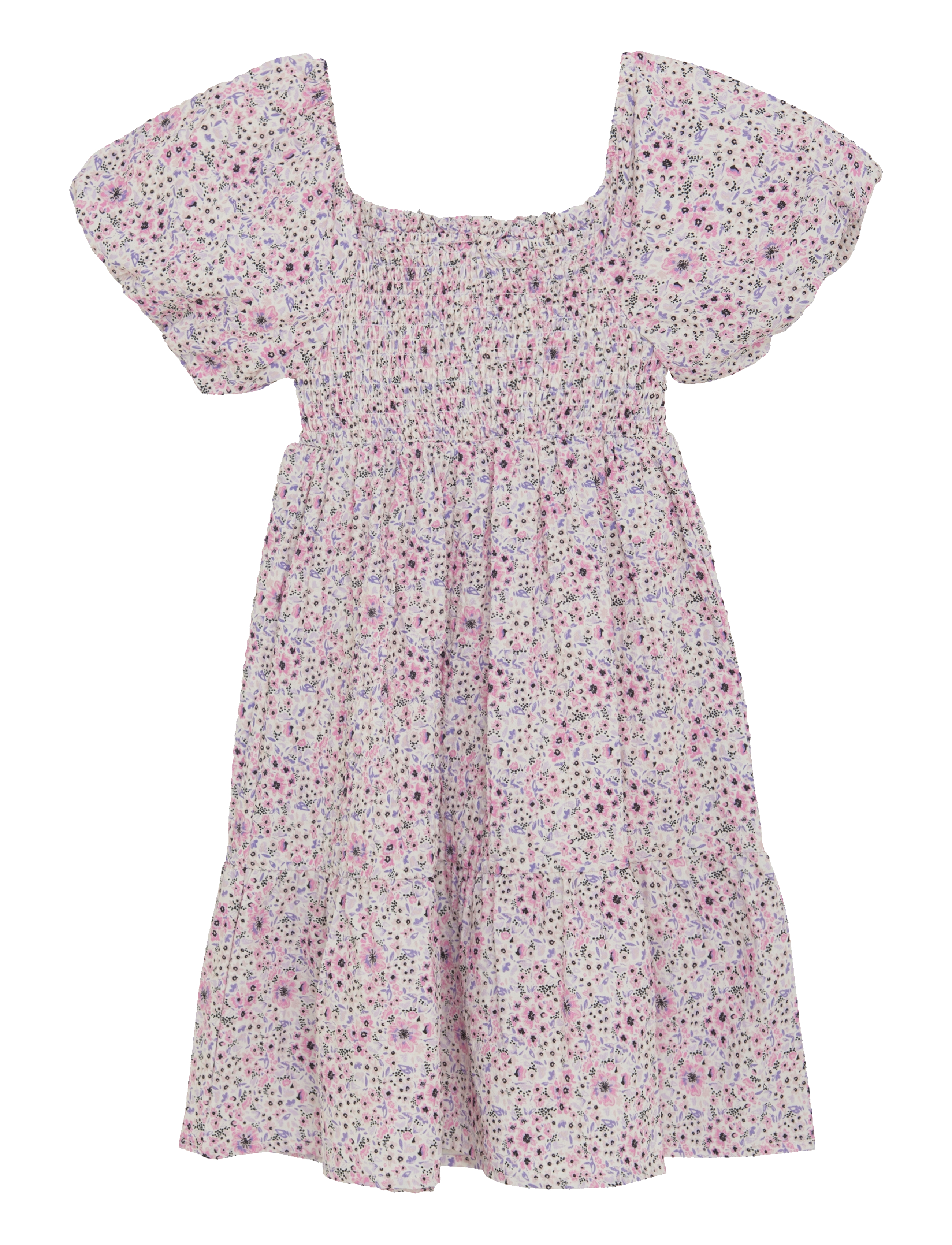 Creamie Dress Structure - Kläder - BUTTERCREAM / pink/rose