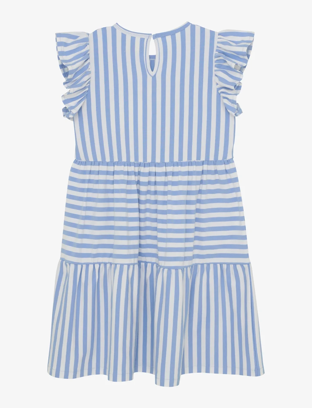 Creamie - Dress SS Stripe - varrukateta vabaaja kleidid - forever blue - 1