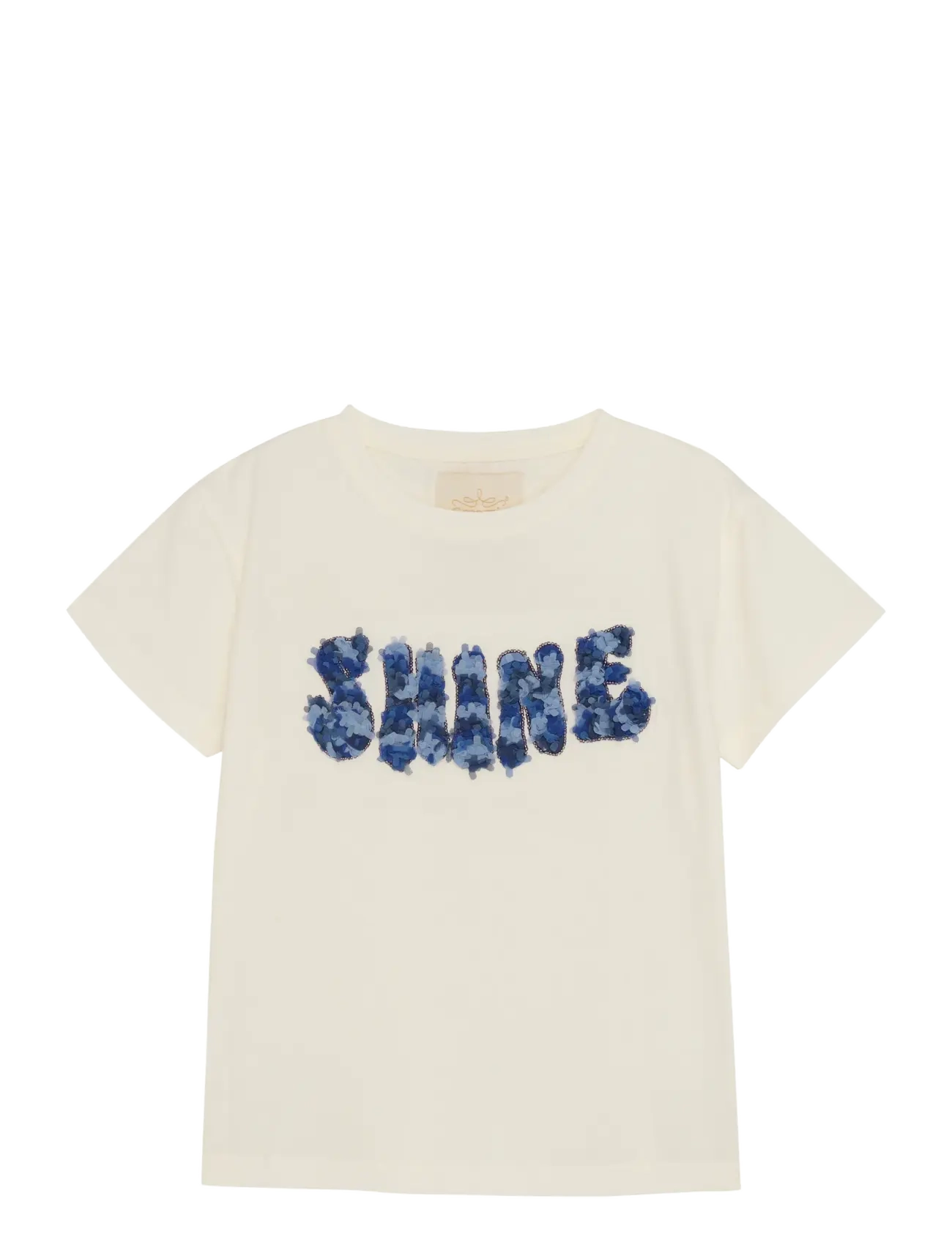 Creamie T-Shirt Ss, 104, T-shirts, Creme - Short-sleeved, Kinder