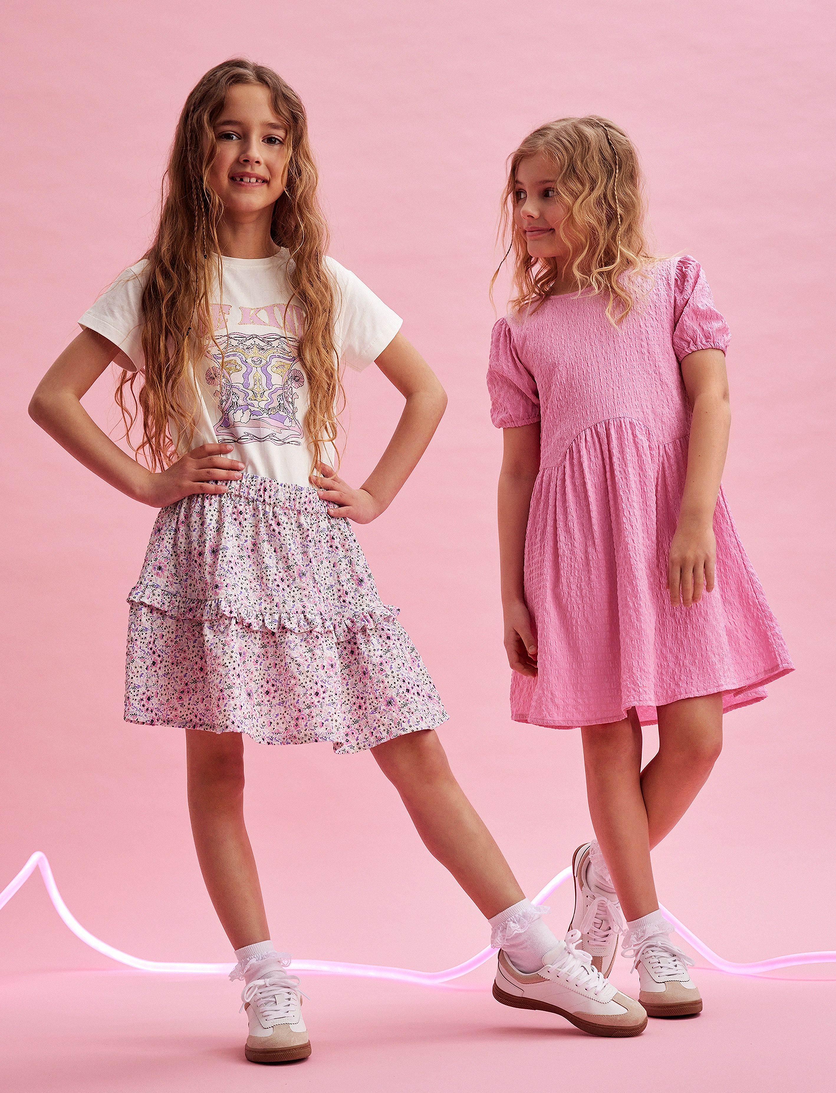 Creamie T-Shirt Ss, 110, T-shirts, Weiß - Short-sleeved, Kinder
