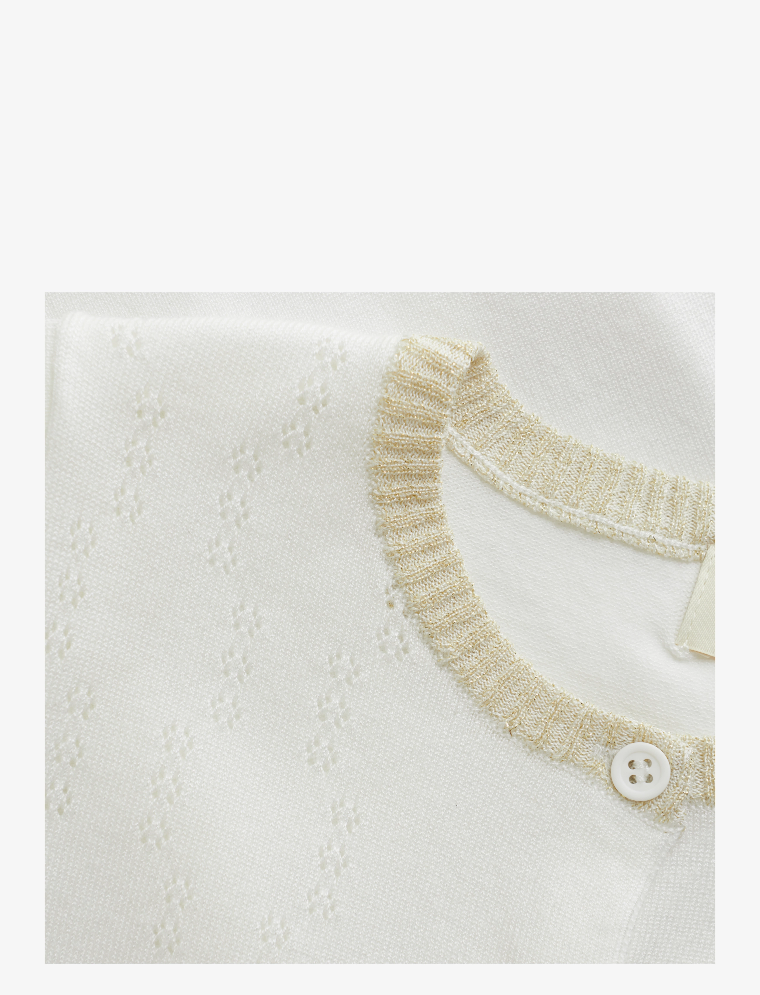 Creamie - Cardigan Pointelle - cardigans - cloud - 2